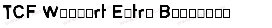 TCF Walmart Extra Bo字体转换